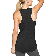 Load image into Gallery viewer, Women's Cross Back Yoga Shirt Sleeveless Racerback Workout Active Tank Top