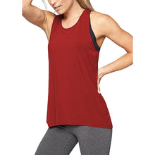 Load image into Gallery viewer, Women's Cross Back Yoga Shirt Sleeveless Racerback Workout Active Tank Top
