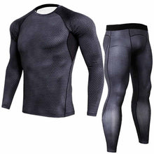 Load image into Gallery viewer, Man Workout Fitness Sports Gym Running Yoga Athletic Shirt Top Pants Sets
