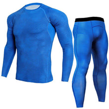 Load image into Gallery viewer, Man Workout Fitness Sports Gym Running Yoga Athletic Shirt Top Pants Sets