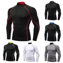 Load image into Gallery viewer, Man Workout Leggings Fitness Sports Gym Running Yoga Athletic Shirt Top Blouse